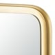 preview thumbnail 5 of 4, SAFAVIEH Lerna 18-inch Brass Vertical Rectangular Standing Mirror - 16" W x 18" L x 61" H