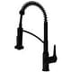 preview thumbnail 30 of 76, Karran Scottsdale Single-Handle Pull-Down Sprayer Kitchen Faucet Matte Black