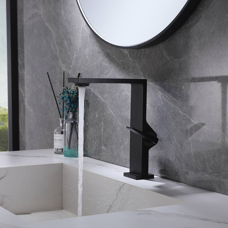 Single Handle Single Hole Deck Mounted Modern Bathroom Faucet