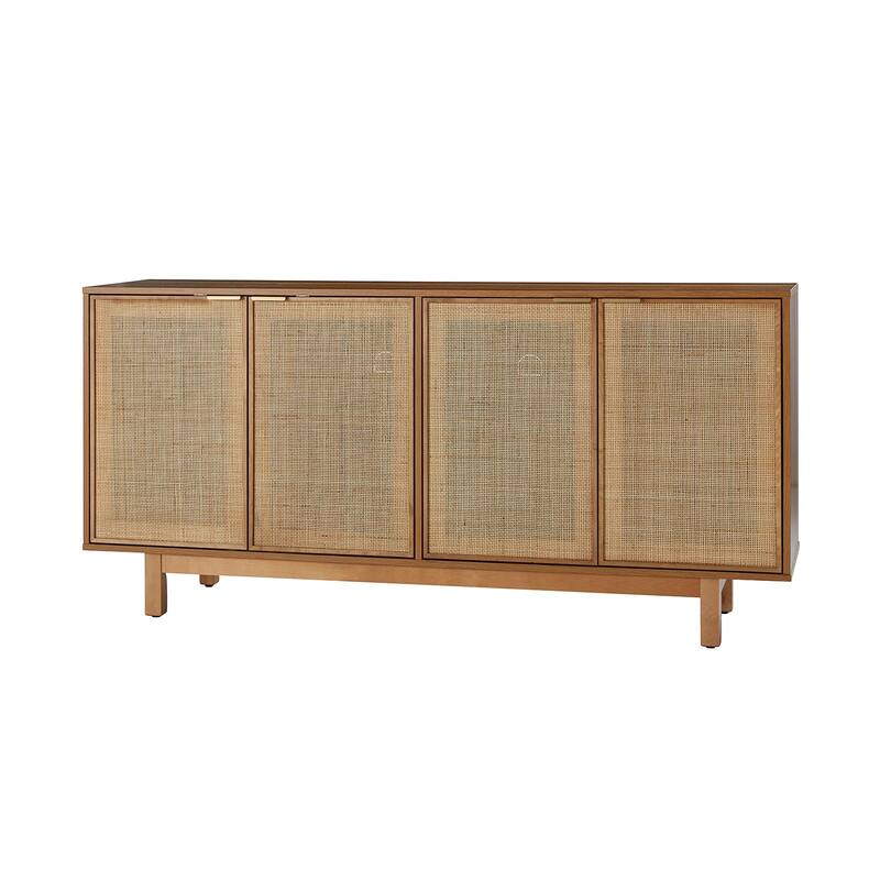 Heinz 63"Wide Contemporary Storage Sideboard with Adjustable Shelves by HULALA HOME