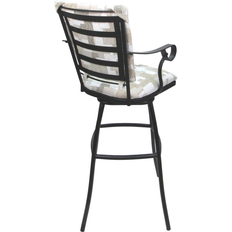 Set of 3 Outdoor Indoor Bar Stool Counter Extra Tall - Jenna PB Arms
