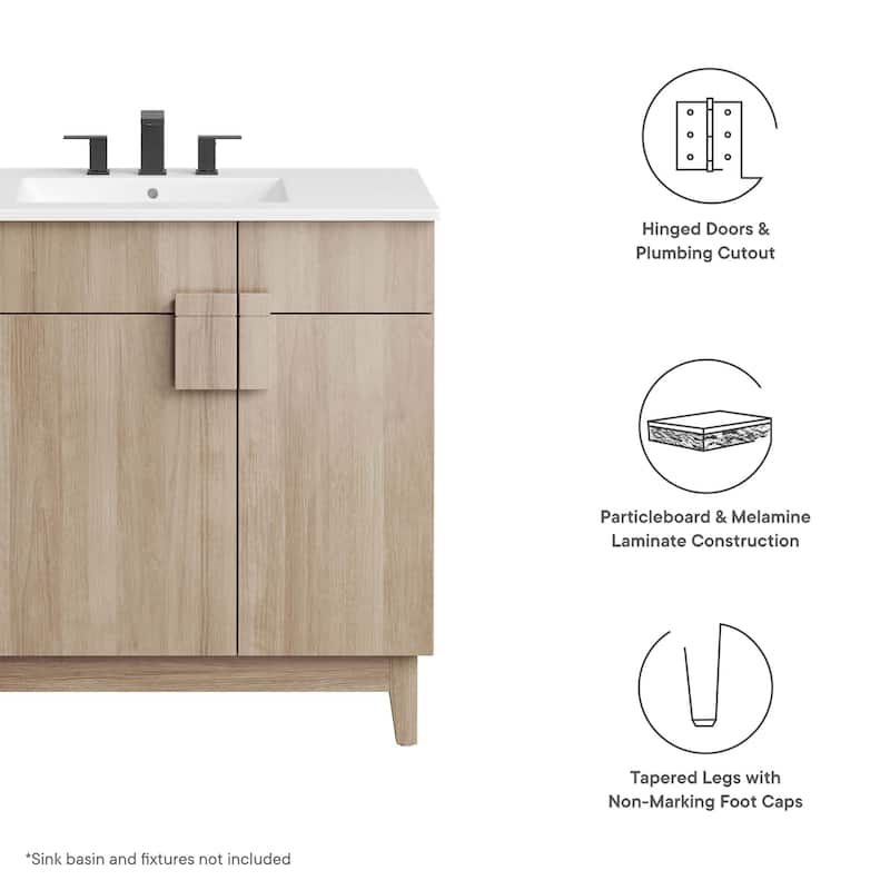 Miles 36" Bathroom Vanity Cabinet (Sink Basin Not Included) - 36