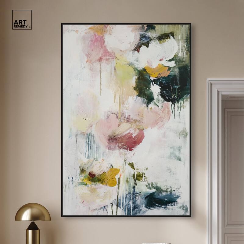 Dripping Colors IV Canvas by Art Remedy