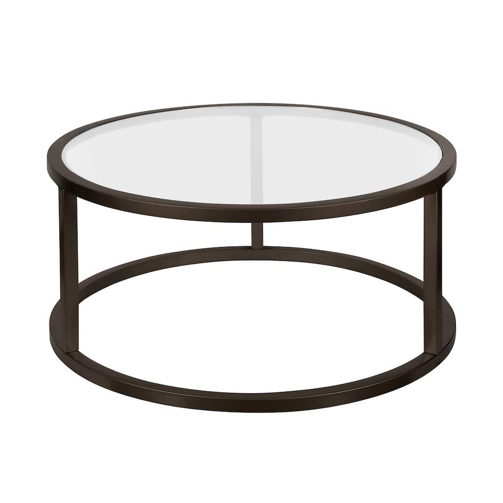 Parker 35" Wide Round Coffee Table