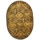 preview thumbnail 73 of 103, SAFAVIEH Handmade Antiquity Philomena Traditional Oriental Wool Rug 4'6" x 6'6" Oval - Olive - Oval