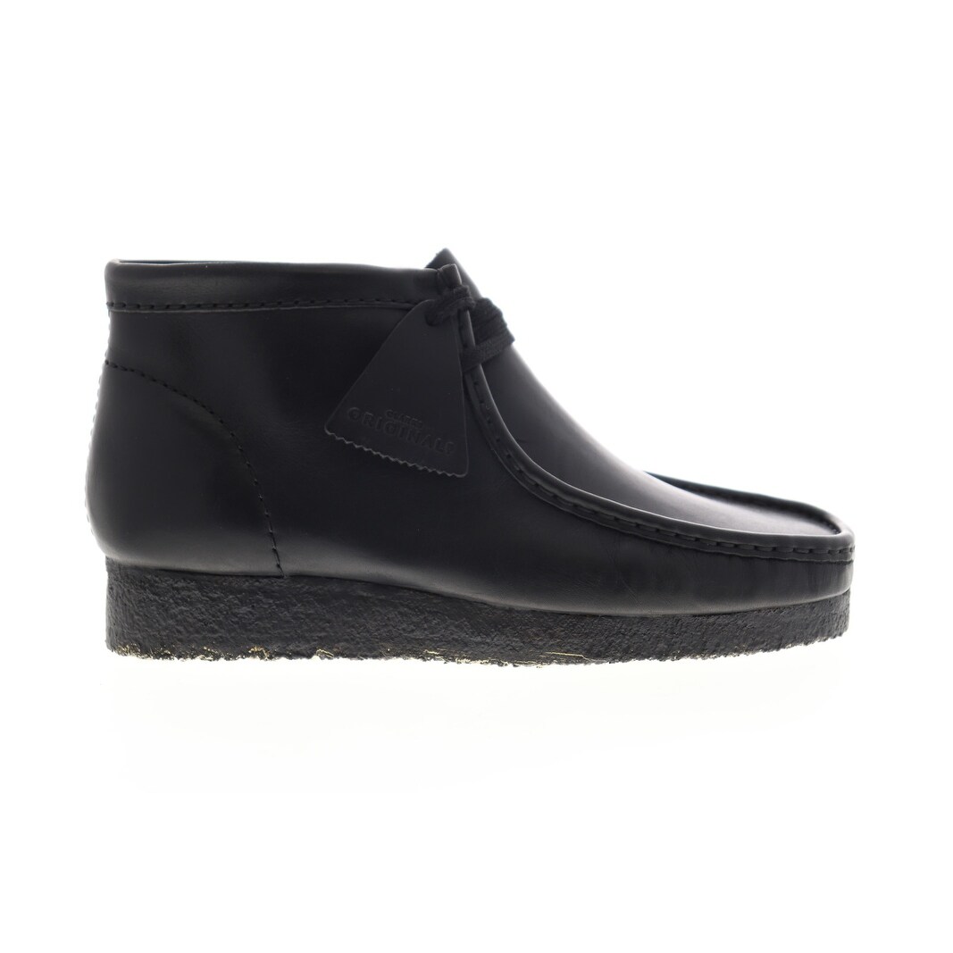 all black clarks wallabees