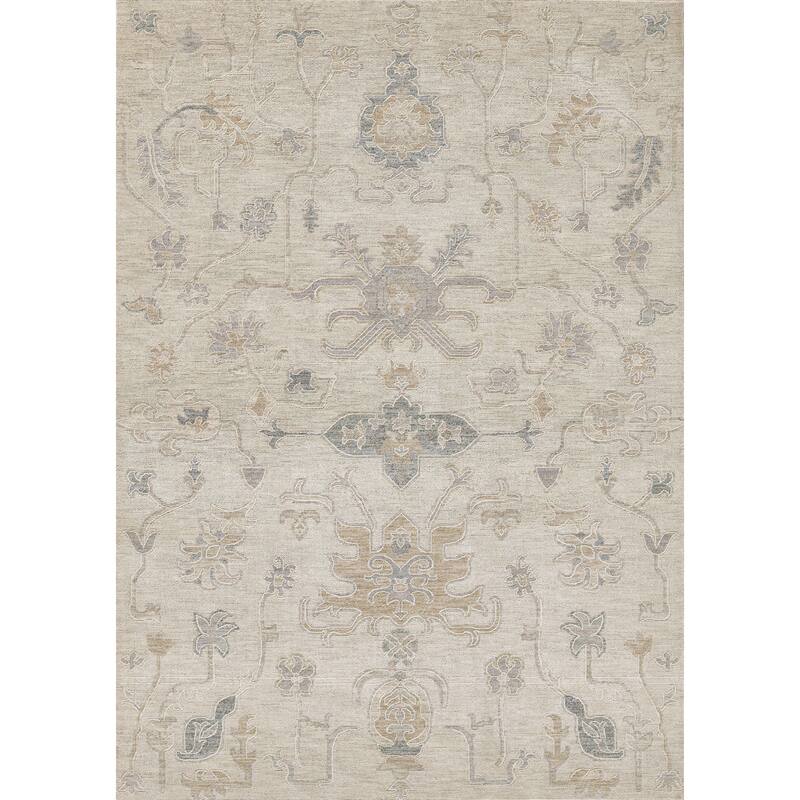 Momeni Ansel Traditional Loomed PES Area Rug - Blue - 5'3" X 7'6"