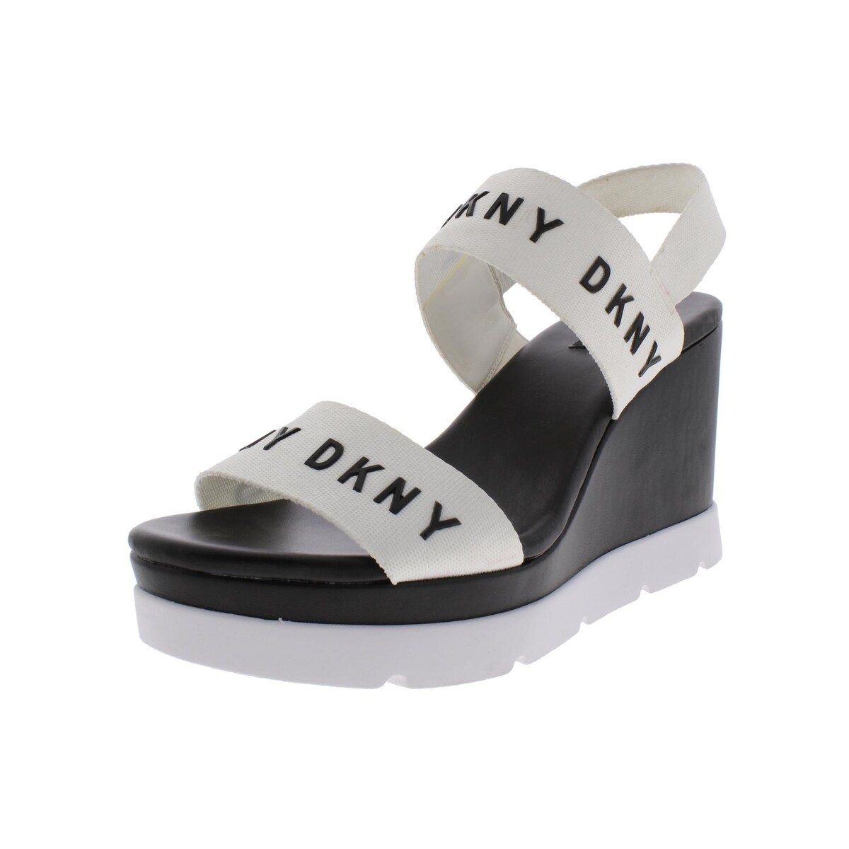 dkny cati slingback wedge sandals
