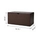 preview thumbnail 35 of 73, Glitzhome 140 Gallon Outdoor Patio Oversize Storage Bench Wicker Table Deck Box
