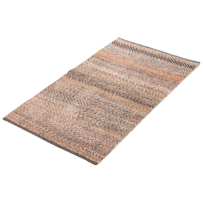 ECARPETGALLERY Hand-knotted Eternity Multi Color Wool Rug - 2'11 x 4'11