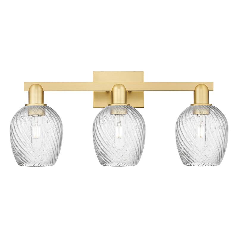 Innovations Lighting Endless Possibilities Arcadia - Salina - 3 Light 25" Bath Vanity Light - Satin Gold
