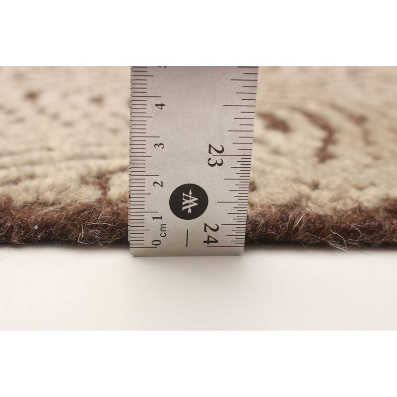 Tangier Brown, Taupe Rug 5'1" x 7'9" - 5'1 x 7'9