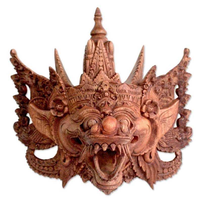 NOVICA Naga Basukih, Wood mask