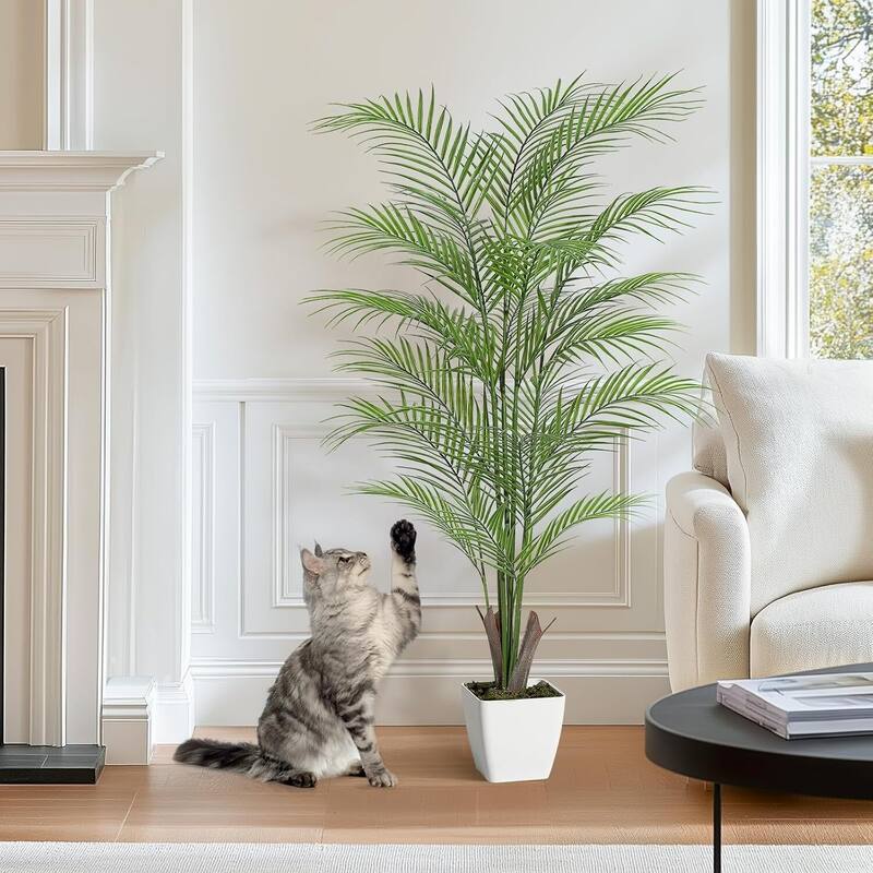 Faux Areca Palm Plants for Indoor Home Decor