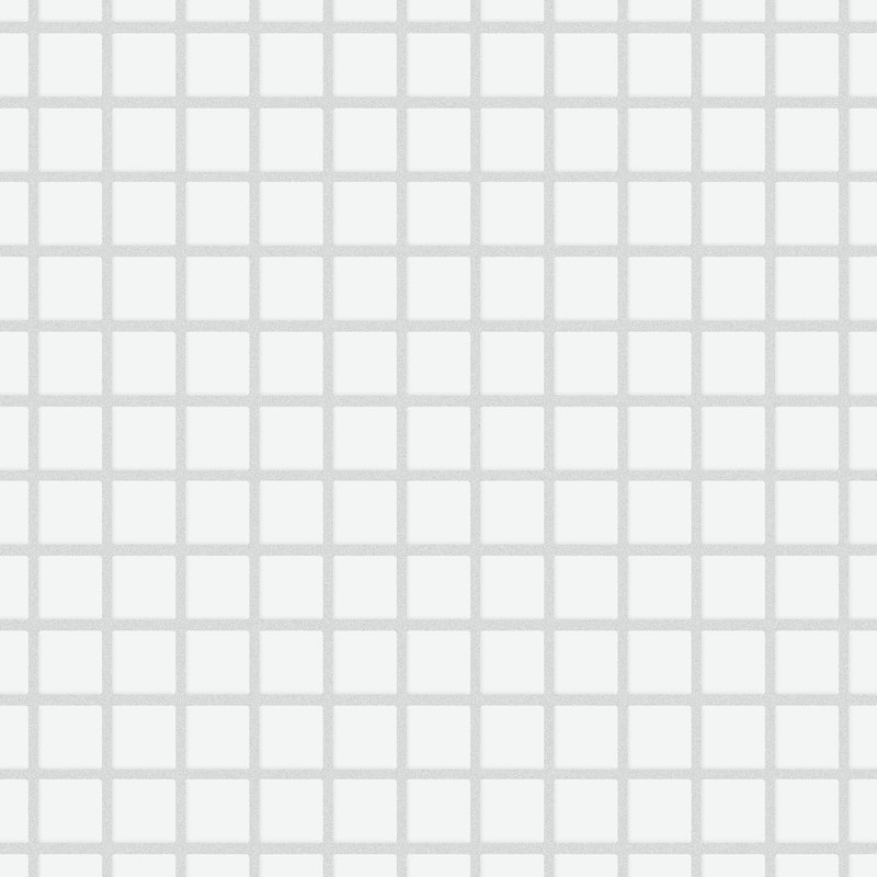 Merola Tile Metro 1" Square Glossy White 10-3/4" x 11-3/4" Porcelain Mosaic Floor and Wall Tile