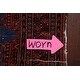 preview thumbnail 8 of 15, Vintage Geometric Bokhara Oriental Runner Rug Hand-knotted Wool Carpet - 2'9" x 8'10"
