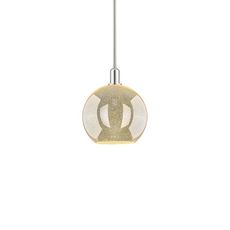 Innovations Lighting 716-1S-15-12 Athens Pendant Athens 12" Wide - Polished Nickel / Mercury