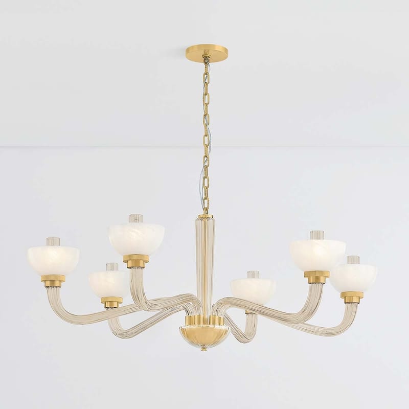 Hudson Valley Lighting 3306 St. lawrence 6 Light 49" Wide Chandelier