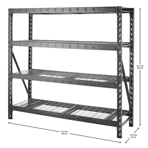 Gladiator GARS774XEG 77 inch Heavy Duty Rack for sale online 