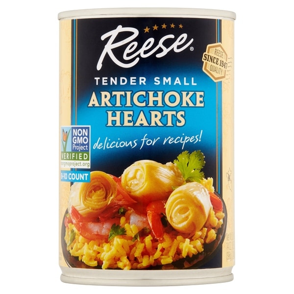 Reese Artichoke Hearts - Tender Small - Case of 12 - 14 oz.
