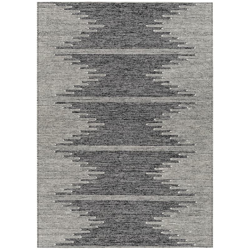 Machine Washable Indoor/ Outdoor Moroccan Boho Rug