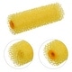 preview thumbnail 5 of 3, 3Pcs Paint Roller Kit, 2Pcs 4" Sponge Large Texture Roller Covers and 16" Frame - Yellow