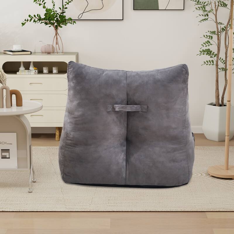Bean Bag Chair,Lazy Floor Sofa Couch with Pocket
