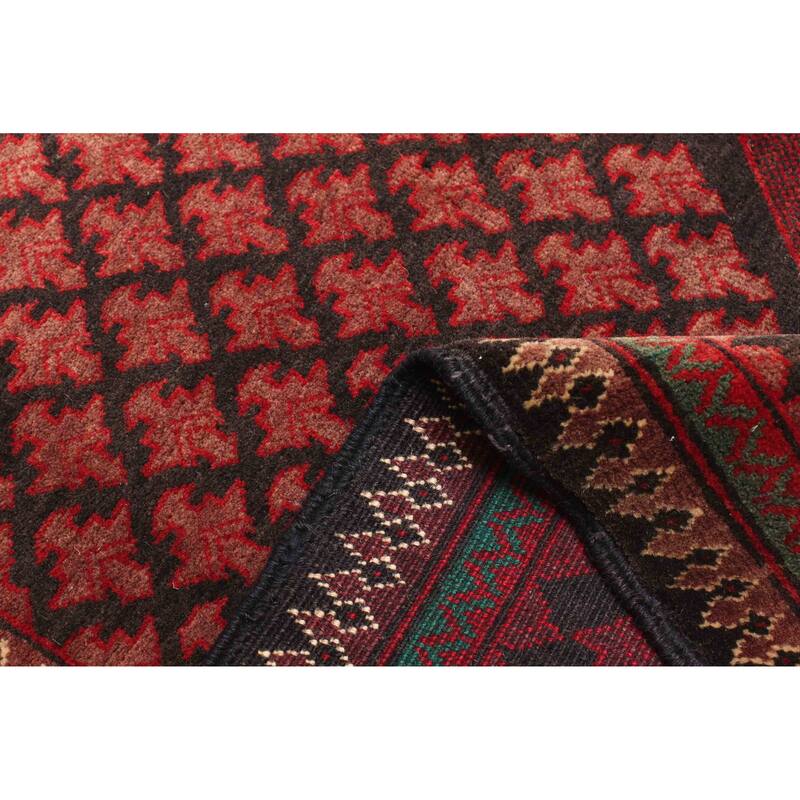 ECARPETGALLERY Hand-knotted Teimani Black Wool Rug - 2'9 x 4'5