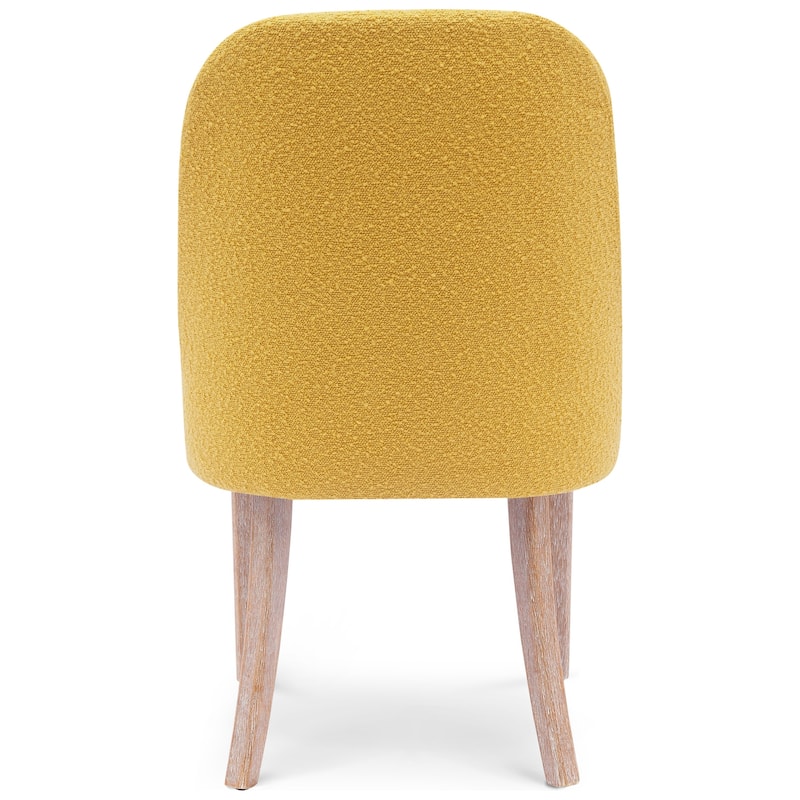 Boucle Polyester Upholstered Side Chair - Water/ Stain Resistant (Set of 2)