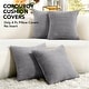 preview thumbnail 21 of 90, Deconovo Throw Pillow Covers, Corduroy Striped Decorative Covers, Set of 4