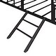 preview thumbnail 11 of 22, Metal House Bed Frame Full Size with Slatted Support No Box Spring Needed