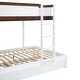 preview thumbnail 73 of 106, Roomfitters Twin/Full Bunk Bed with Twin Trundle, Built-in Storage, Desk, Sturdy Wooden Frame, Functional and Space-Saving