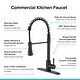 preview thumbnail 9 of 14, DORNBERG Spring Pull Down Kitchen Sink Faucet with Deck Plate