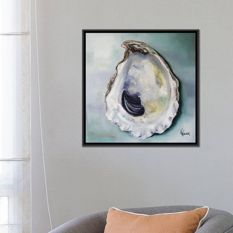 iCanvas "Virginia Oyster Shell" by Kristine Kainer Framed Canvas Print