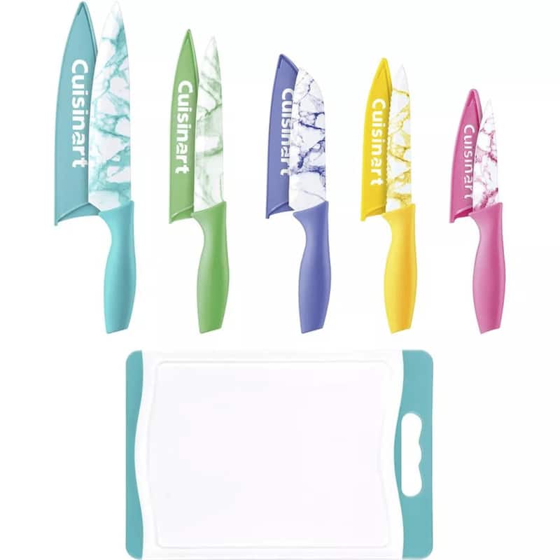 Cuisinart Advantage Cutlery 11-Piece Cutting Board and Marble Knife Set