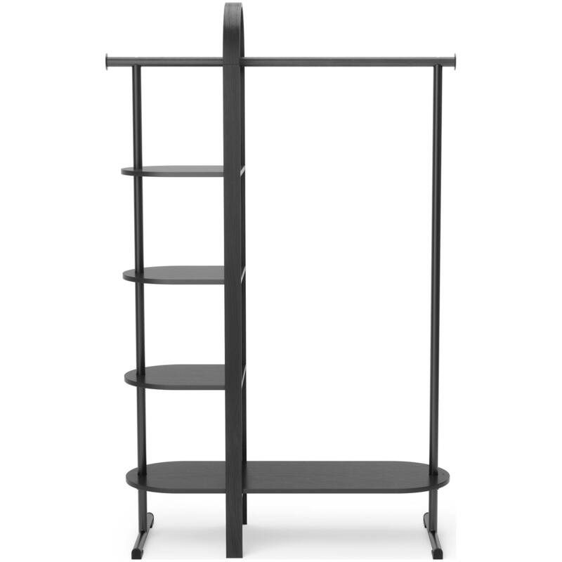 Umbra 1019131 41-1/2" Wide Coat Rack with Shelves - White / Natural