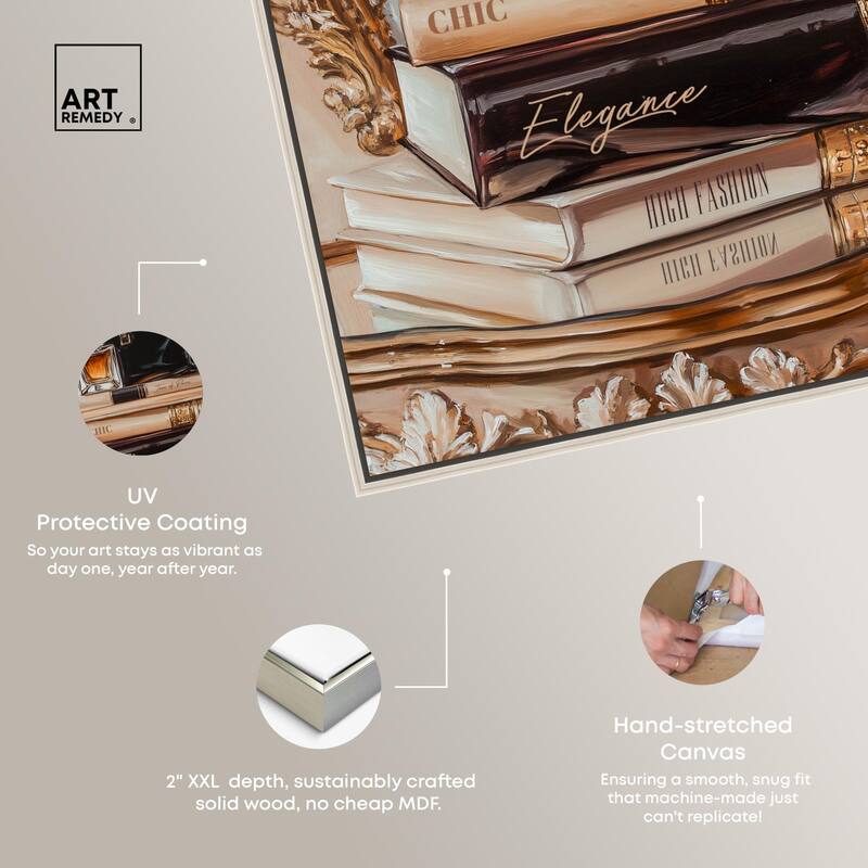 Elegant Glam by the Mirror Canvas by Art Remedy