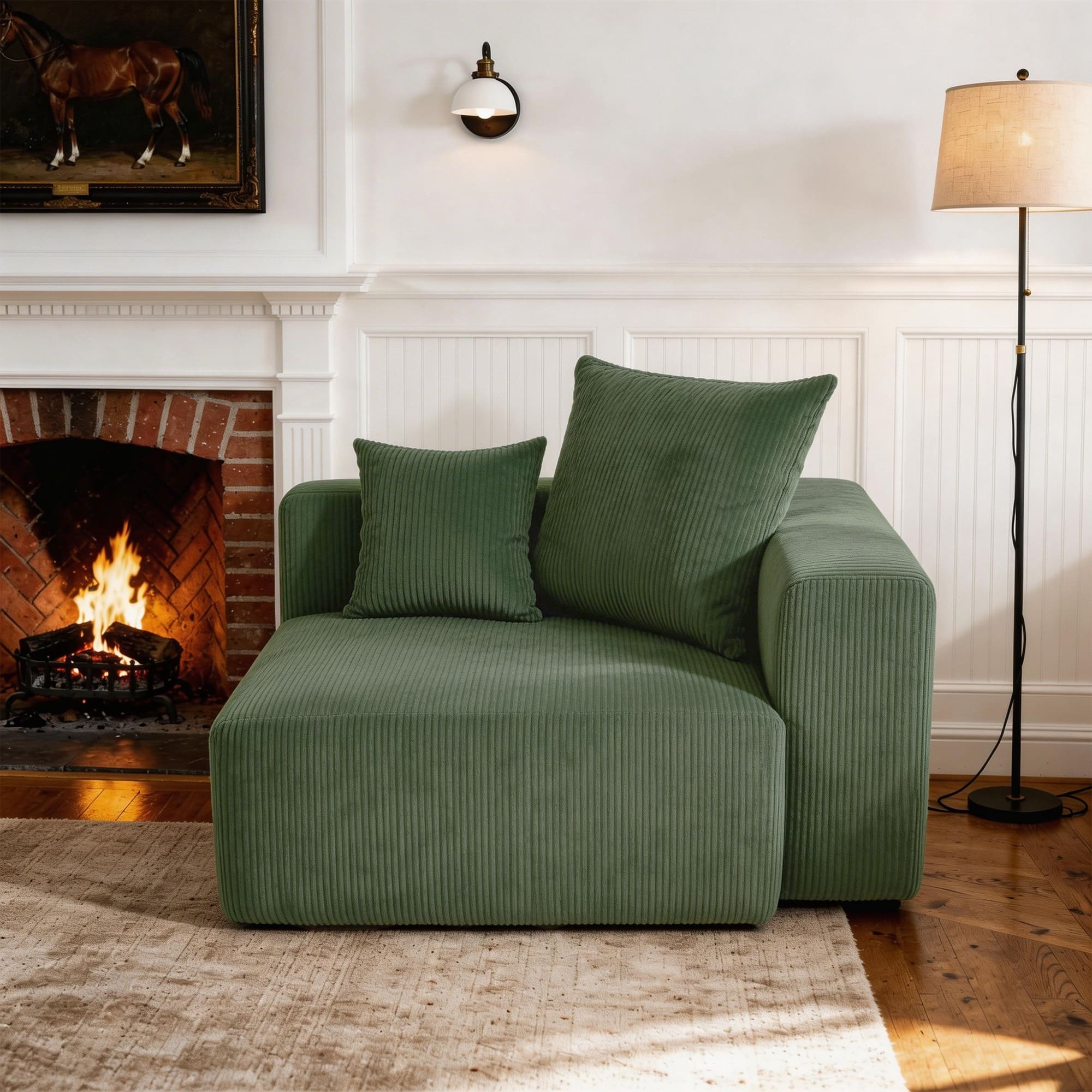 Option Green-armchair right
