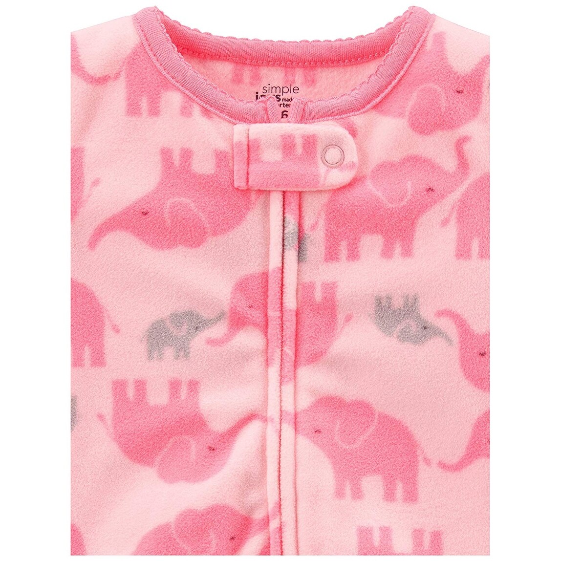 Simple Joys by Carters Baby M/ädchen Schlaf 2er-Pack und Spielanzug aus Fleece mit F/ü/ßen
