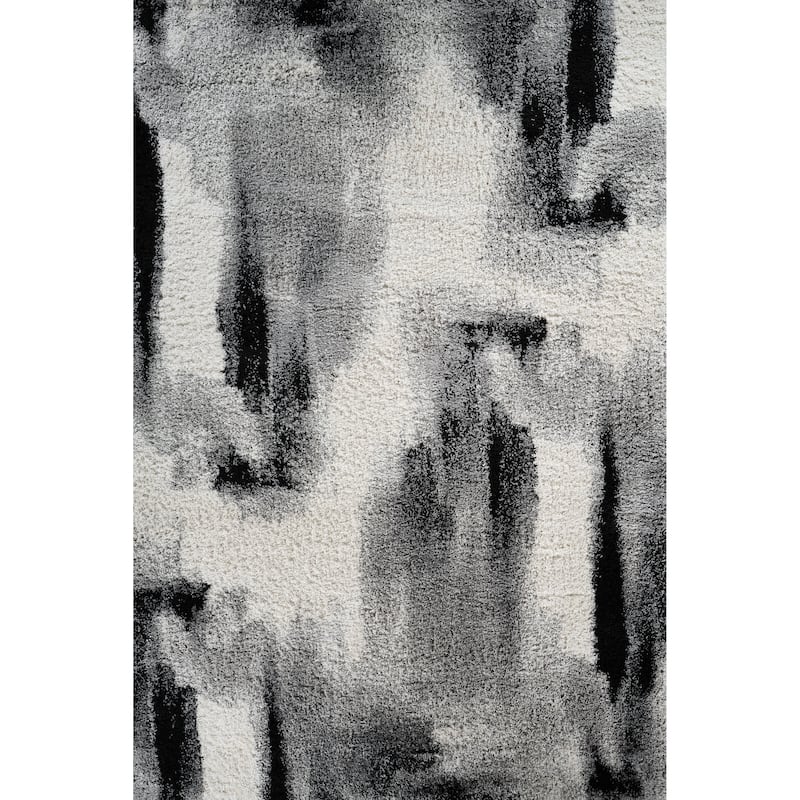 Noori Rug Lux Gordon Abstract Modern 2-inch Thick Shag Rug