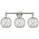 Option Polished Nickel / Clear Glass with White Rope
