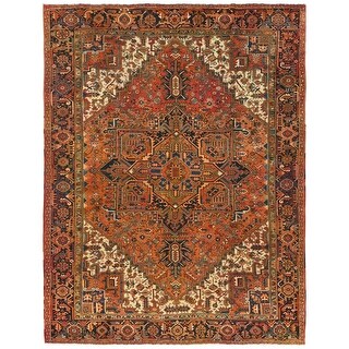 Shahbanu Rugs Sunset Colors Shaved Down Distressed Feel Worn Wool Hand ...