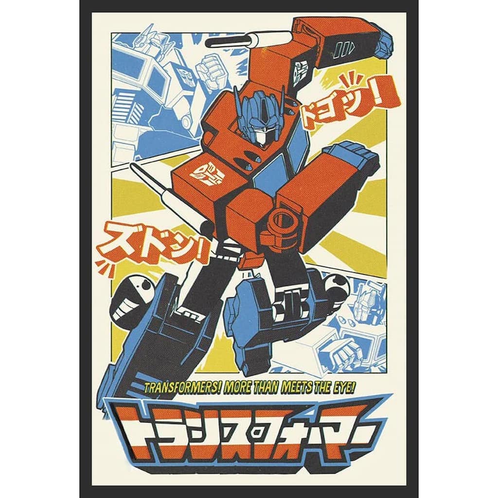 Transformers - Optimus Prime Framed Art Poster - 24 x 36 Inch