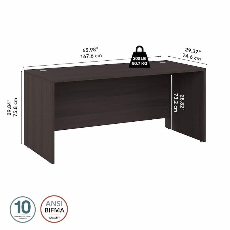 Studio C 66W x 30D Office Desk by Bush Business Furniture