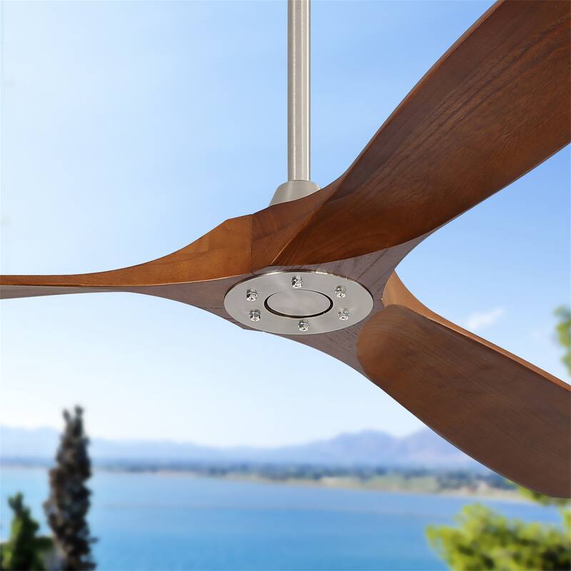 60 Inch Indoor Modern Ceiling Fan With 6 Speed Remote Control