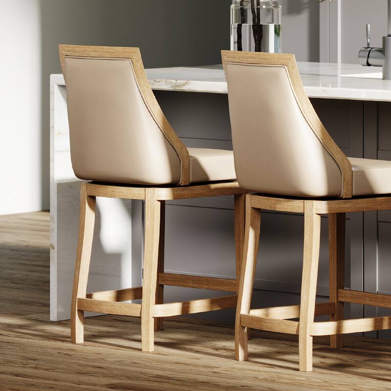 Maven Lane Vienna Swivel Kitchen Stool