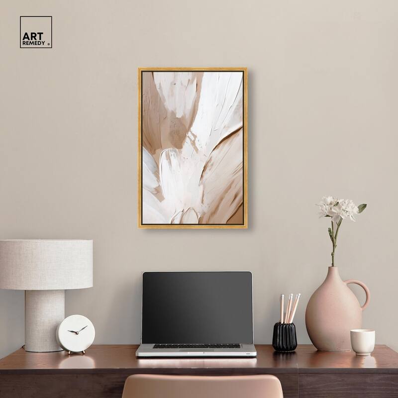 Fawn and Frost Canvas by Art Remedy