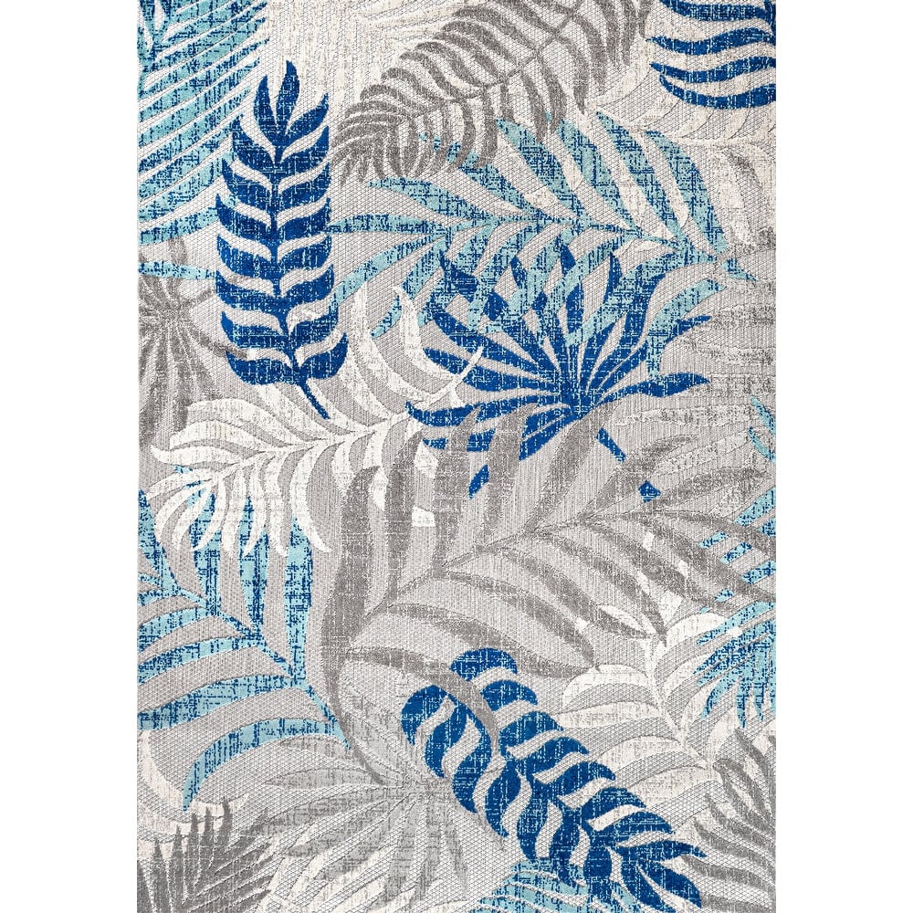 JONATHAN Y Aydin Palm Leaves Indoor/Outdoor Area Rug