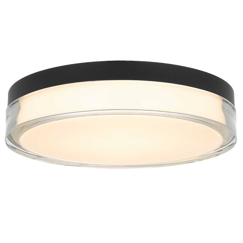 12-inch Flush Mount Integrated LED Light Dimmable 3 Color Temperatures Acrylic Diffuser