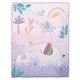 preview thumbnail 10 of 8, Bedtime Originals Elephant Dreams 3-Piece Pink Nursery Baby Crib Bedding Set